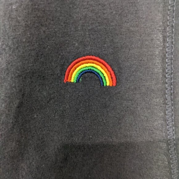 NWT Spiritual Gangster | Surplice Back Swing Tank with Rainbow Embroidery - Picture 7 of 10